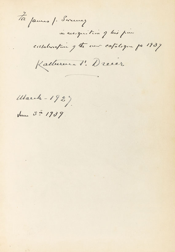  The Société Anonyme - International Exhibition of modern Art 1926 - 
