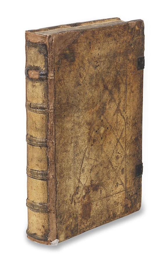  Biblia latina - Sensenschmidt-Bibel, mit Barock-Buchständer. - 