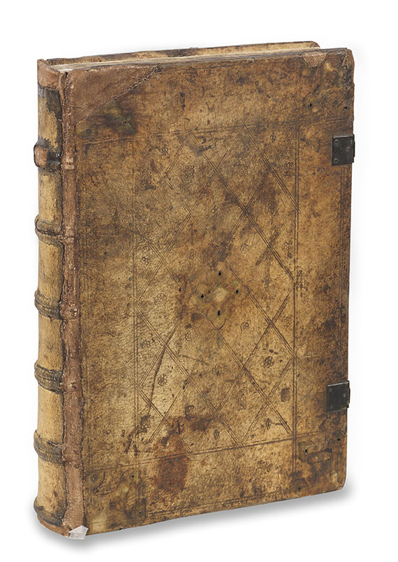  Biblia latina - Sensenschmidt-Bibel, mit Barock-Buchständer. - 