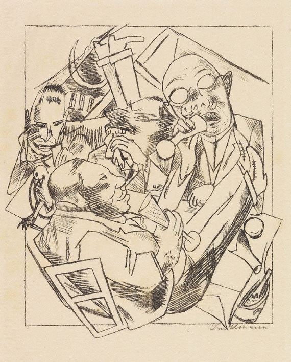 Max Beckmann - Stadtnacht - 