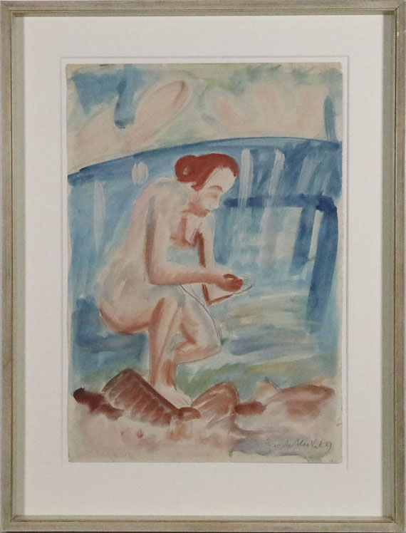 Erich Heckel - Badende - Frame image