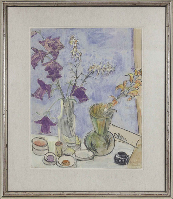 Erich Heckel - Glockenblumen (Blumen) - Frame image