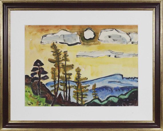 Karl Schmidt-Rottluff - Landschaft - Frame image