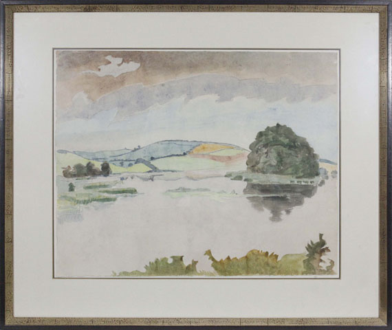 Erich Heckel - Rüdesee in Angeln - Frame image