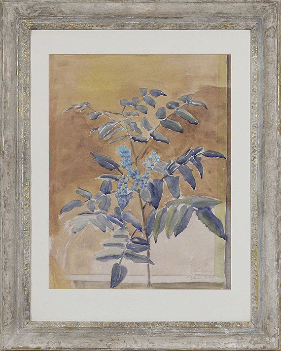Erich Heckel - Blauer Zweig - Frame image