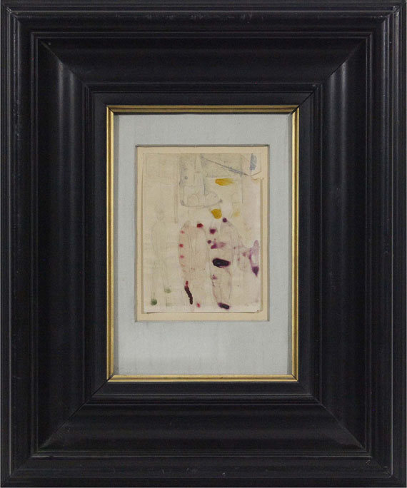 August Macke - Straße mit Leuten (klein) - Frame image