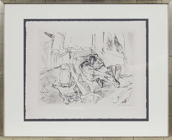 Max Beckmann - Liebespaar I - Frame image