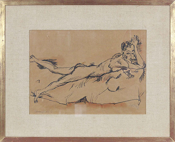 Hermann Max Pechstein - Bewegungsstudie 6 - Frame image