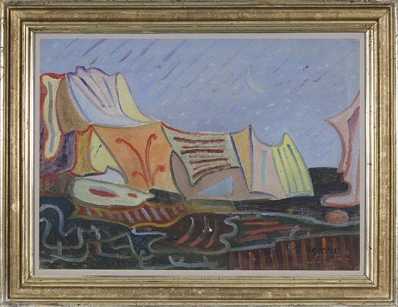 Werner Gilles - Ischialandschaft (Schluchten) - Frame image