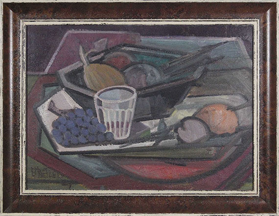 Emil Maetzel - Stillleben mit Wasserglas - Frame image