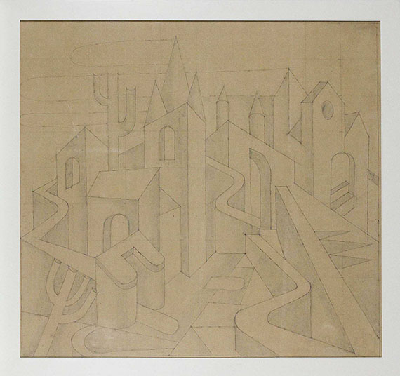 Fortunato Depero - Paesaggio - Frame image