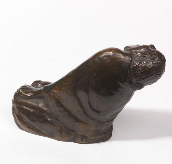 Ernst Barlach - Lachende Alte - Back side