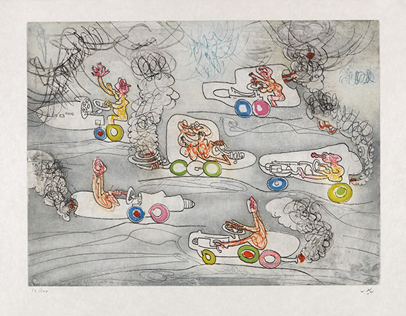 Roberto Sebastian Echaurren Matta - Les Oh-Tomobiles - 