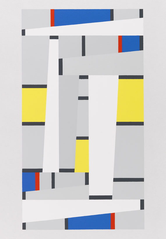 Max Bill - tondo, relational painting, tondo - 