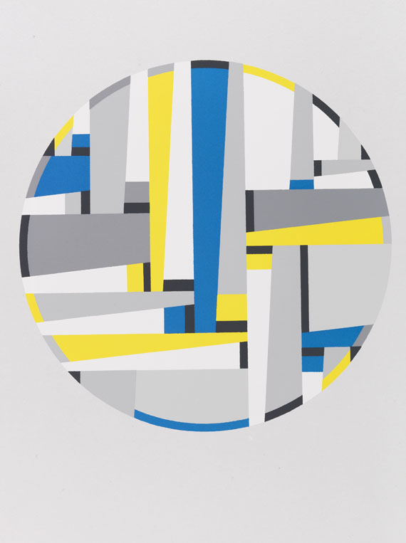 Max Bill - tondo, relational painting, tondo - 