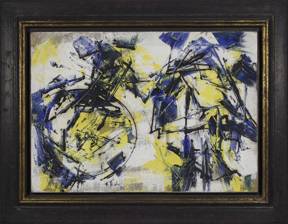 Fred Thieler - O.11.57 Mit gelben Flächen - Frame image
