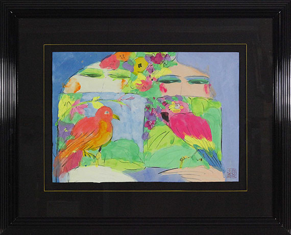 Walasse Ting - Ohne Titel - Frame image