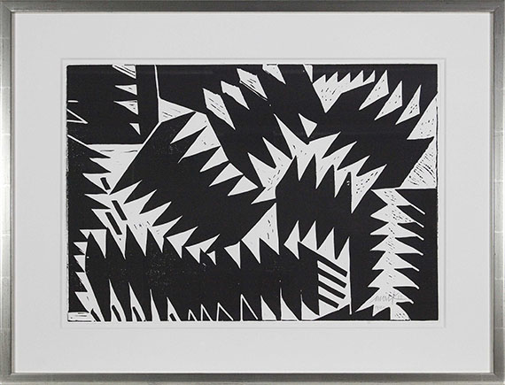 Heinz Mack - 14 Linolschnitte - Frame image