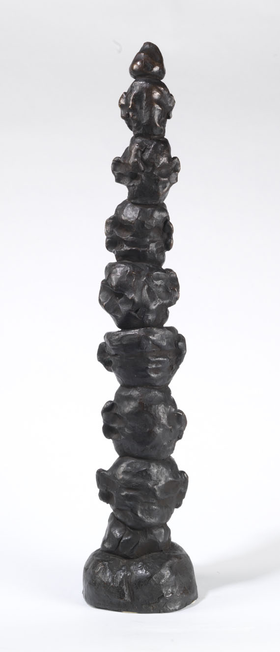 K. H. Hödicke - Gipfelnde Köpfe - Back side