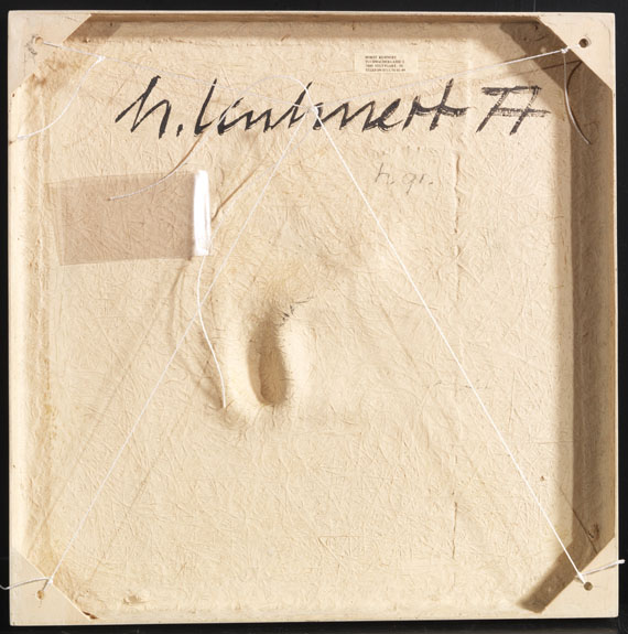 Horst Kuhnert - 1977 Raumfläche 77 w.T. . 1977 Raumfläche 77 w.N.K. - Back side