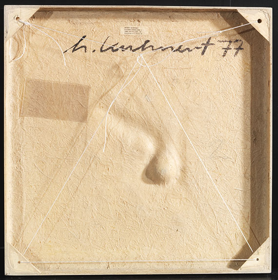 Horst Kuhnert - 1977 Raumfläche 77 w.T. . 1977 Raumfläche 77 w.N.K. - Back side