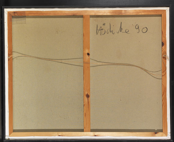 K. H. Hödicke - Fuchsien - Back side