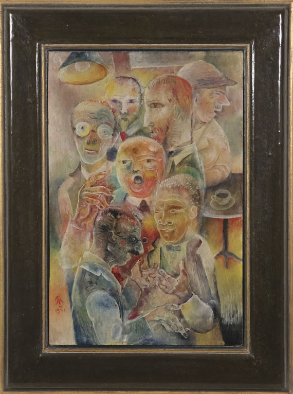 Albert Bloch - Stammgäste - Frame image
