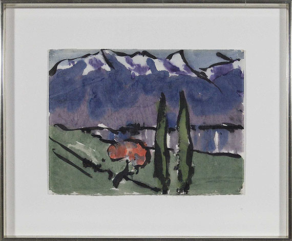 Emil Nolde - Bergfrühling - Frame image