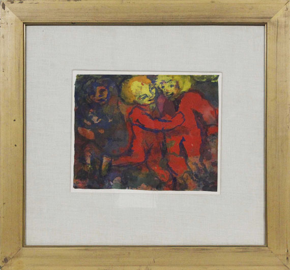 Emil Nolde - Spielende Kinder - Frame image