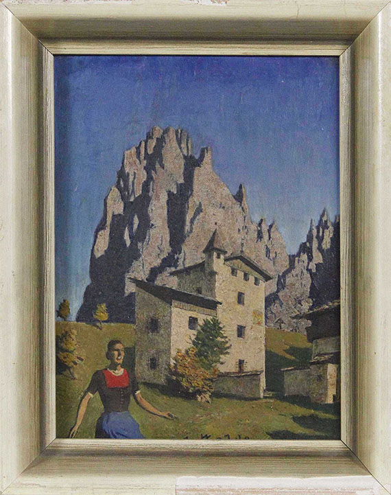 Alfons Walde - Luis Trenker "Heimat aus Gottes Hand" - Frame image