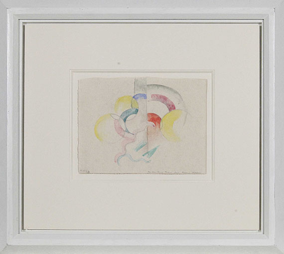 Franz Marc - Abstraktes Aquarell I - Frame image