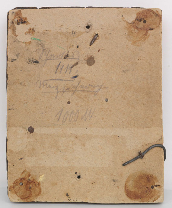 Kurt Schwitters - Merzzeichnung - Back side