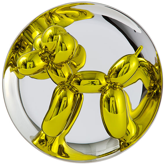 Jeff Koons - Balloon Dogs - Yellow, Magenta, Orange