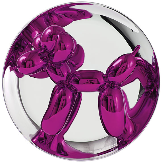 Jeff Koons - Balloon Dogs - Yellow, Magenta, Orange