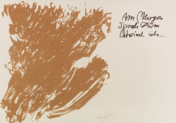 Günther Uecker - Huldigung an Hafez - 