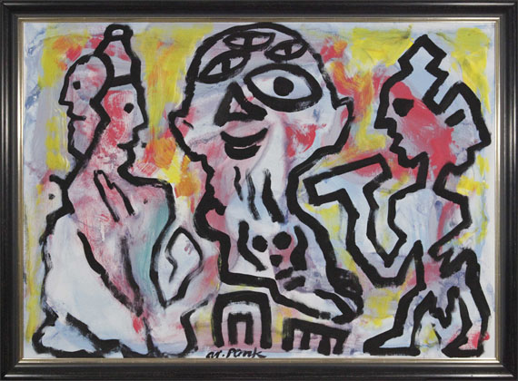 Penck (d.i. Ralf Winkler) - Plato, Sokrates und Aristoteles 3