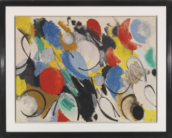 Ernst Wilhelm Nay - Scheiben und Halbscheiben - Frame image