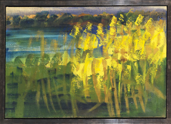 Rainer Fetting - Schilf - Frame image