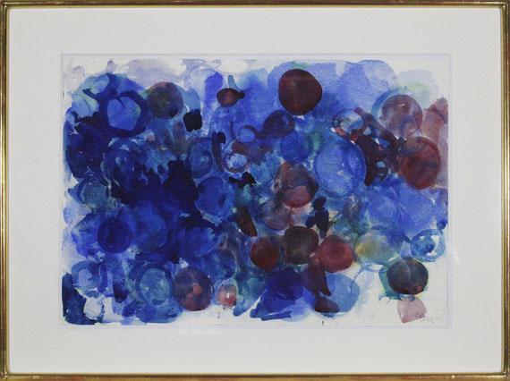 Ernst Wilhelm Nay - Ohne Titel (Scheibenbild) - Frame image