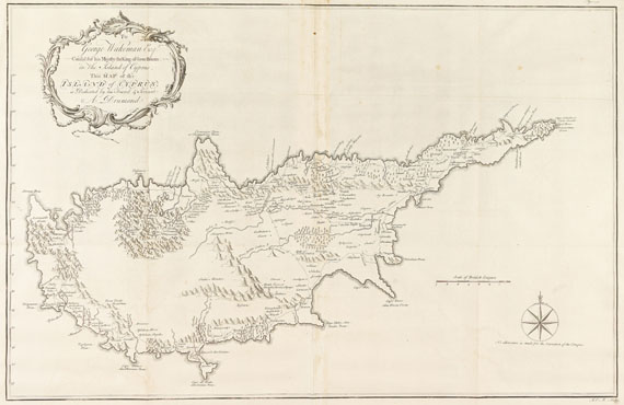  Zypern - 1 Bl. This Map of the Island of Cyprus, is dedicated (A. Drummond)