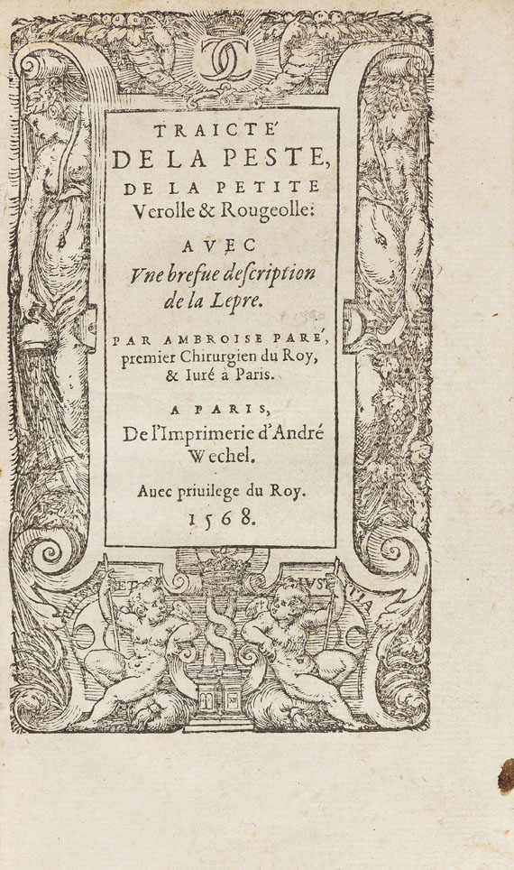 Ambrosius Paré - Traicté de la peste