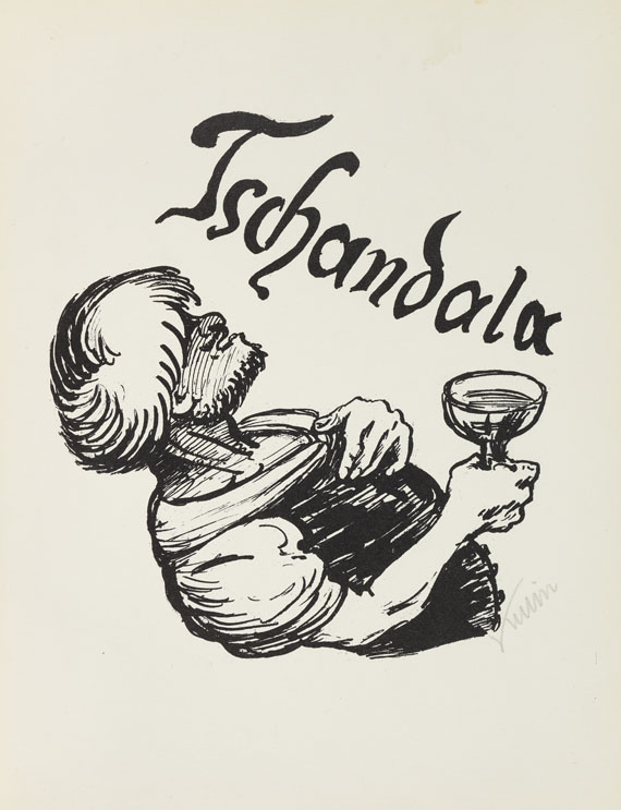 August Strindberg - Tschandala. Illustriert von A. Kubin
