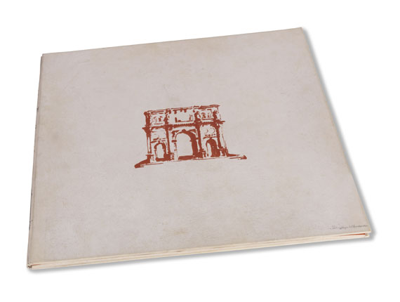 Alfred Heinrich Pellegrini - Rom. 1 sign. Zeichnung und 15 Orig.-Lithographien - 