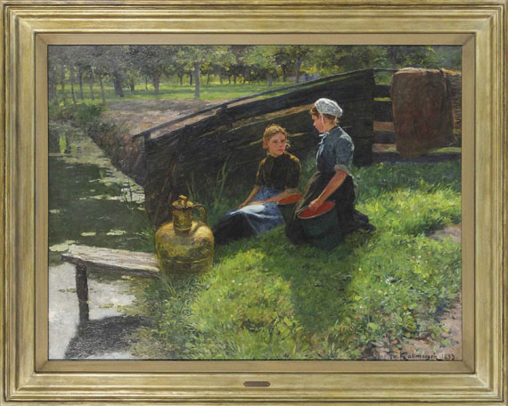 Friedrich Kallmorgen - Sommernachmittag - Frame image