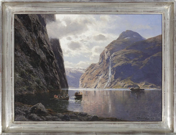 Themistokles von Eckenbrecher - Die sieben Schwestern am Geirangerfjord - Frame image