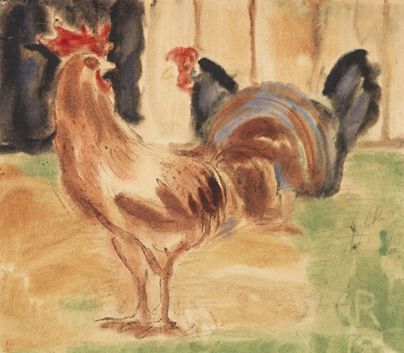 Christian Rohlfs - Hahn und Huhn