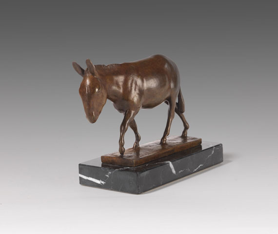 August Gaul - Gehender Esel - 