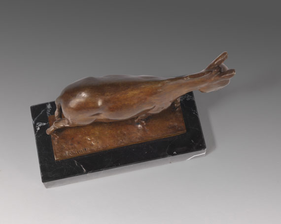 August Gaul - Gehender Esel - 