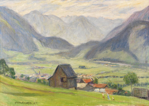 Modersohn - Blick ins Tal (Hindelang)