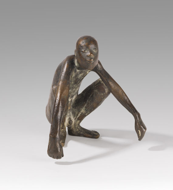 Gerhard Marcks - Hockender Neger - 